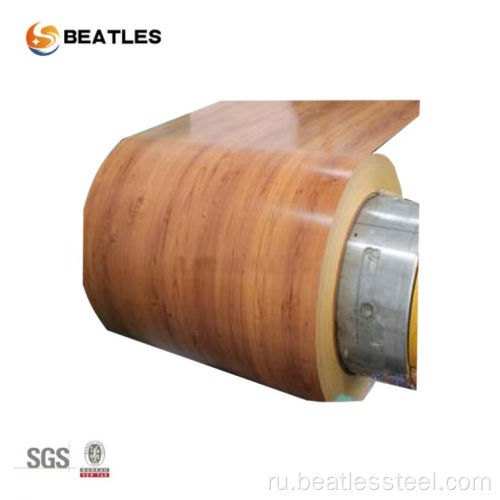 Prime Wood Pattern Prepainted Steel Coil Катушка PPGI